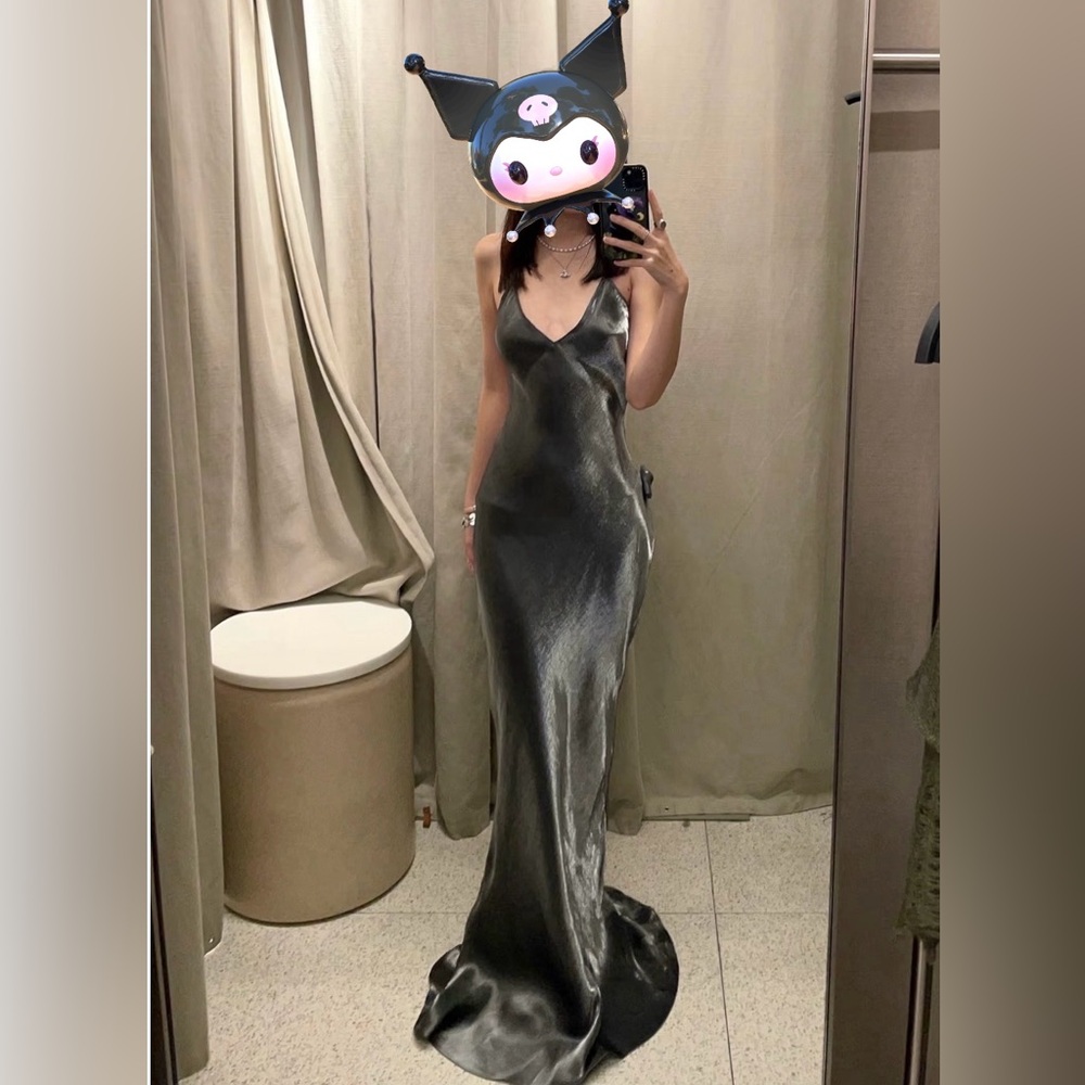 Zara silver dress